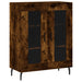 Dulap, stejar fumuriu, 69,5x34x90 cm, lemn compozit - WALTI WALTI
