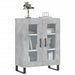 Dulap, gri beton, 69,5x34x90 cm, lemn compozit - WALTI WALTI