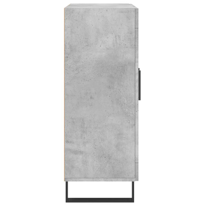 Dulap, gri beton, 69,5x34x90 cm, lemn compozit - WALTI WALTI