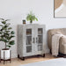 Dulap, gri beton, 69,5x34x90 cm, lemn compozit - WALTI WALTI