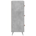 Comodă cu sertare, gri beton, 69,5x34x90 cm, lemn prelucrat - WALTI WALTI