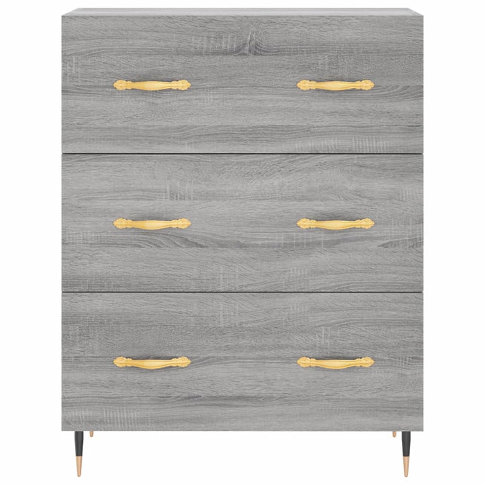 Servantă, gri sonoma, 69,5x34x90 cm, lemn compozit - WALTI WALTI