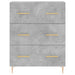 Servantă, gri beton, 69,5x34x90 cm, lemn compozit - WALTI WALTI