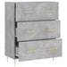 Servantă, gri beton, 69,5x34x90 cm, lemn compozit - WALTI WALTI