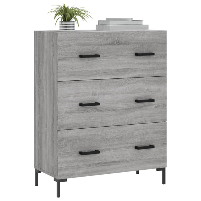 Servantă, gri sonoma, 69,5x34x90 cm, lemn compozit - WALTI WALTI