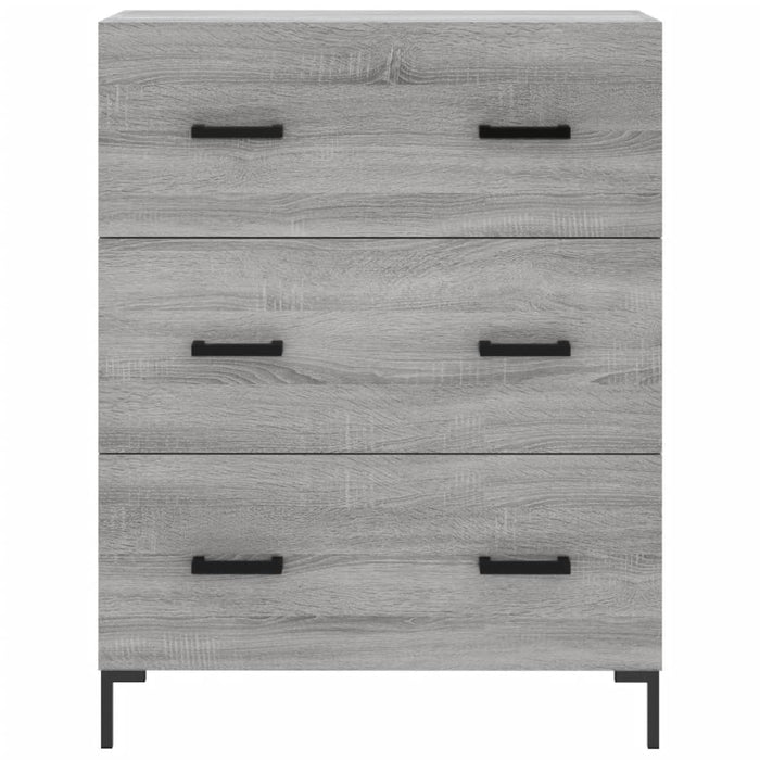 Servantă, gri sonoma, 69,5x34x90 cm, lemn compozit - WALTI WALTI