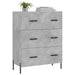 Servantă, gri beton, 69,5x34x90 cm, lemn compozit - WALTI WALTI
