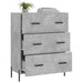 Servantă, gri beton, 69,5x34x90 cm, lemn compozit - WALTI WALTI