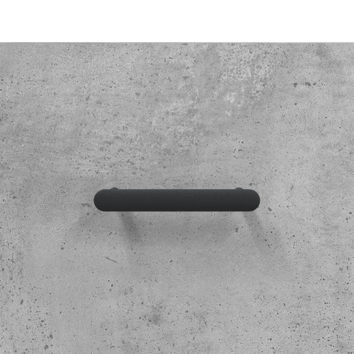 Servantă, gri beton, 69,5x34x90 cm, lemn compozit - WALTI WALTI