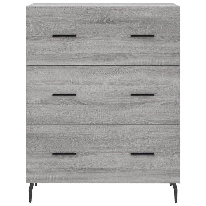 Servantă, gri sonoma, 69,5x34x90 cm, lemn compozit - WALTI WALTI