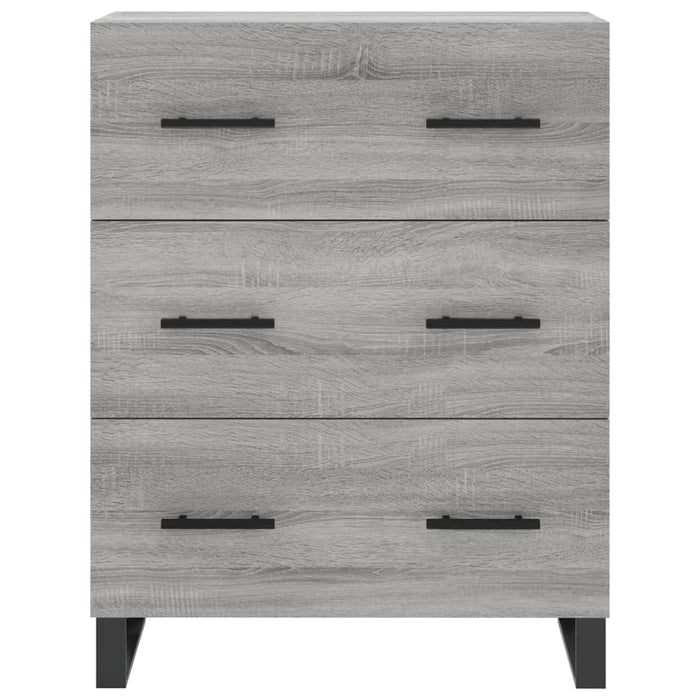 Servantă, gri sonoma, 69,5x34x90 cm, lemn compozit WALTI