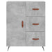 Servantă, gri beton, 69,5x34x90 cm, lemn compozit - WALTI WALTI