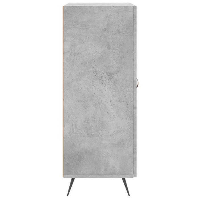 Servantă, gri beton, 69,5x34x90 cm, lemn compozit - WALTI WALTI