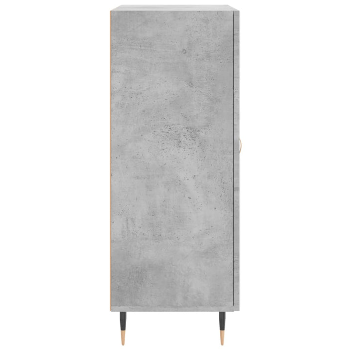 Servantă, gri beton, 69,5x34x90 cm, lemn compozit WALTI