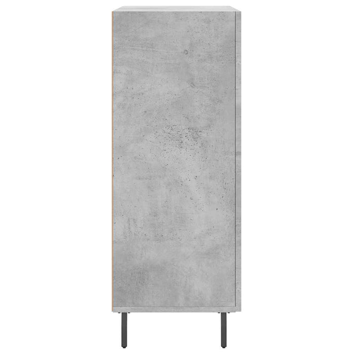 Servantă, gri beton, 69,5x34x90 cm, lemn compozit - WALTI WALTI