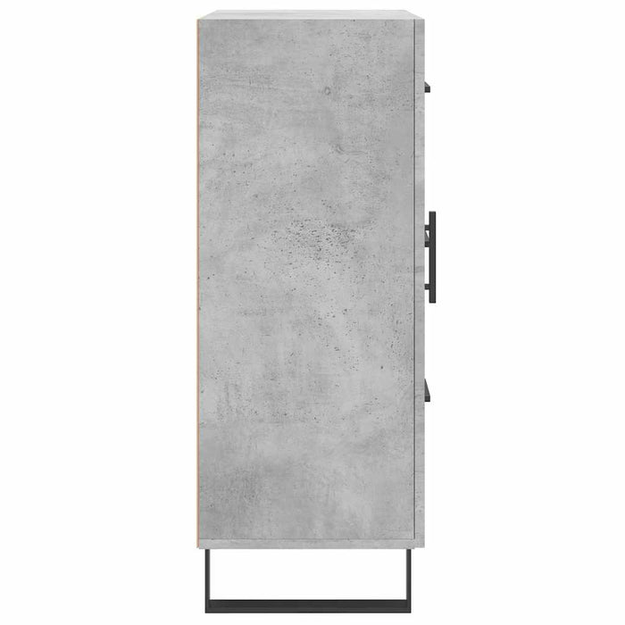 Servantă, gri beton, 69,5x34x90 cm, lemn compozit WALTI