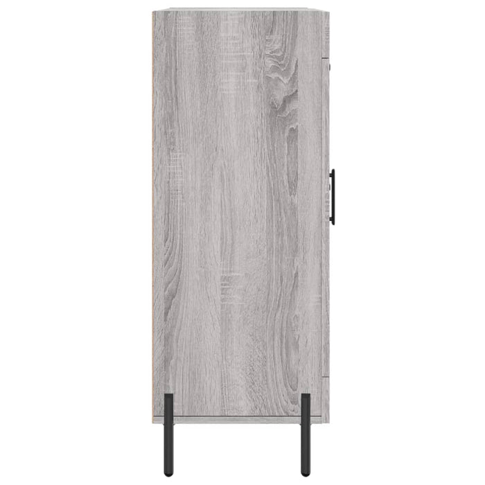 Servantă, gri sonoma, 69,5x34x90 cm, lemn compozit WALTI