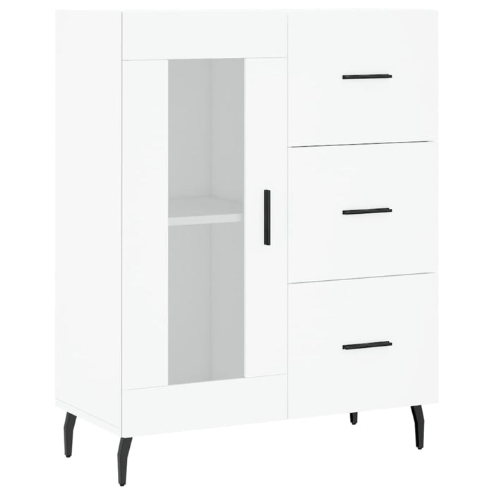 Servantă, alb, 69,5x34x90 cm, lemn compozit - WALTI WALTI