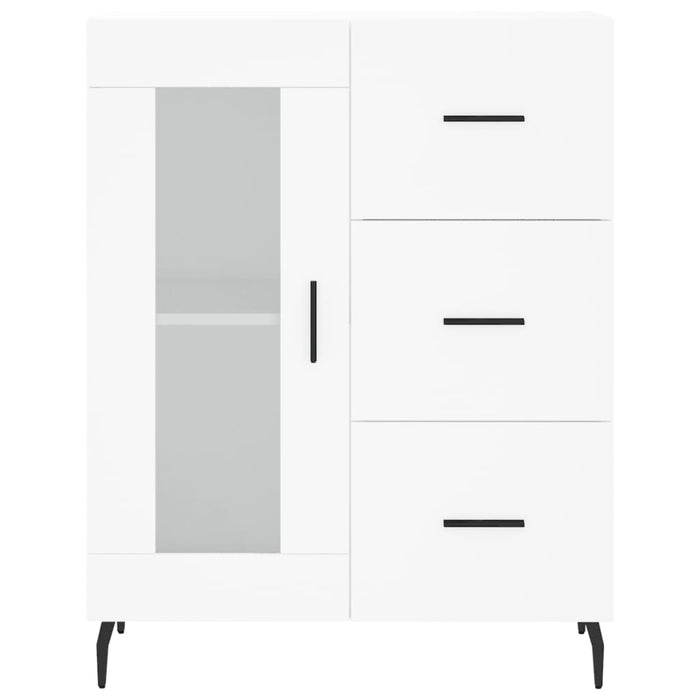 Servantă, alb, 69,5x34x90 cm, lemn compozit - WALTI WALTI