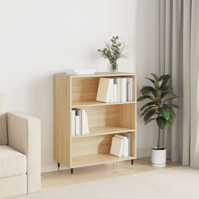 Bibliotecă, stejar sonoma, 69,5x32,5x90 cm, lemn compozit WALTI