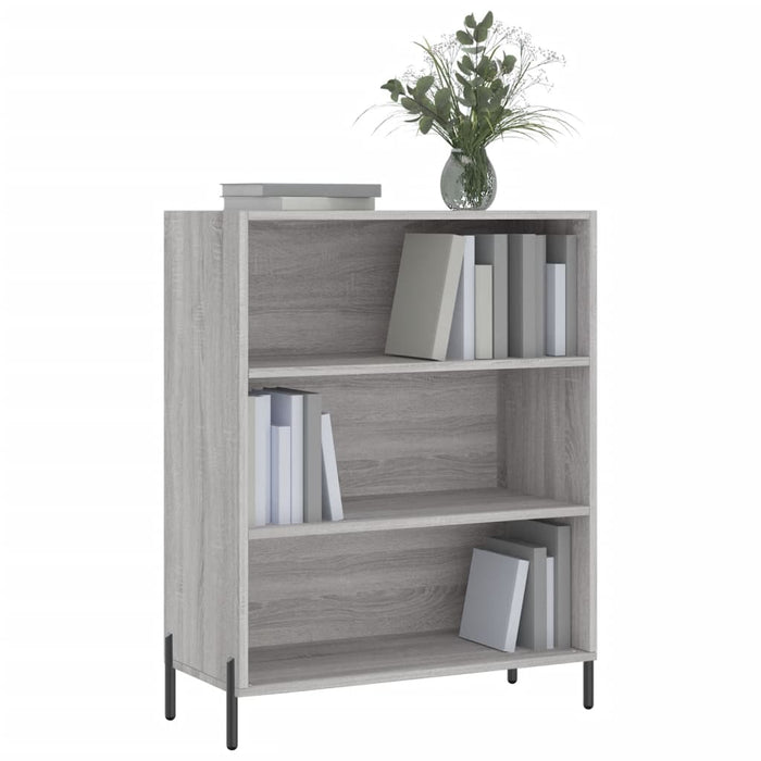 Dulap cu rafturi, gri sonoma, 69,5x32,5x90 cm, lemn compozit WALTI