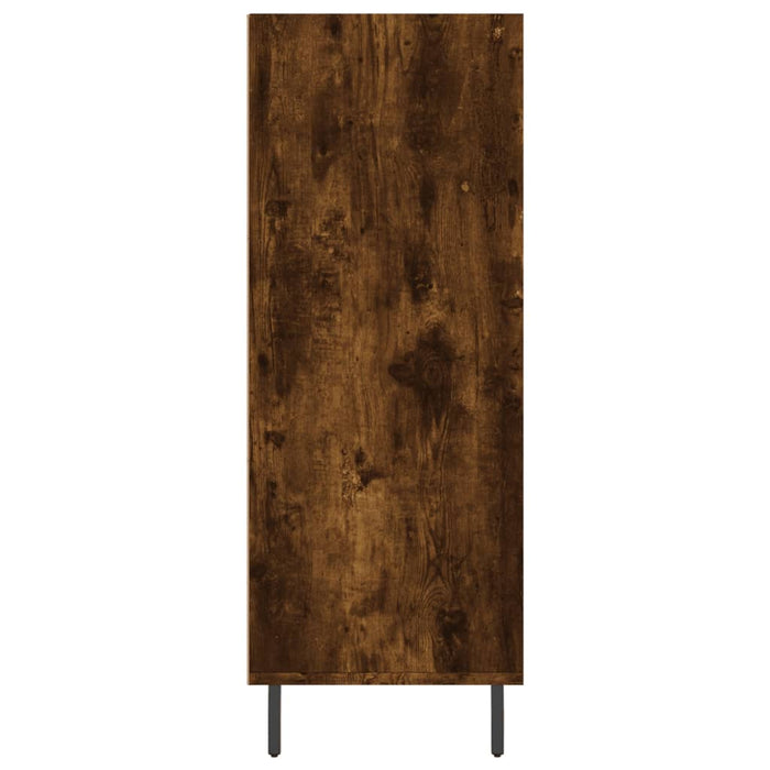 Dulap cu rafturi, stejar fumuriu, 69,5x32,5x90 cm lemn compozit WALTI
