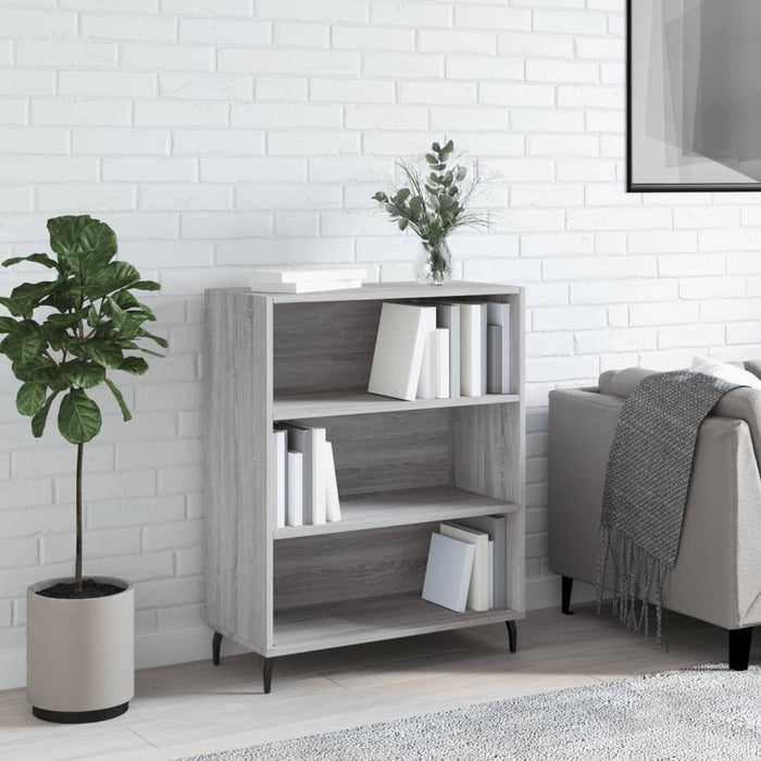 Dulap cu rafturi, gri sonoma, 69,5x32,5x90 cm, lemn compozit - WALTI WALTI