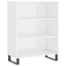 Dulap cu rafturi alb extralucios 69,5x32,5x90 cm lemn compozit - WALTI WALTI
