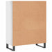 Dulap cu rafturi alb extralucios 69,5x32,5x90 cm lemn compozit - WALTI WALTI