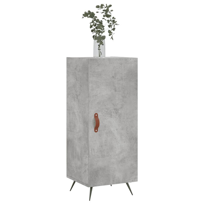 Servantă, gri beton, 34,5x34x90 cm, lemn compozit - WALTI WALTI