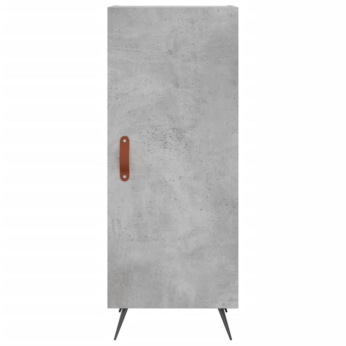 Servantă, gri beton, 34,5x34x90 cm, lemn compozit - WALTI WALTI
