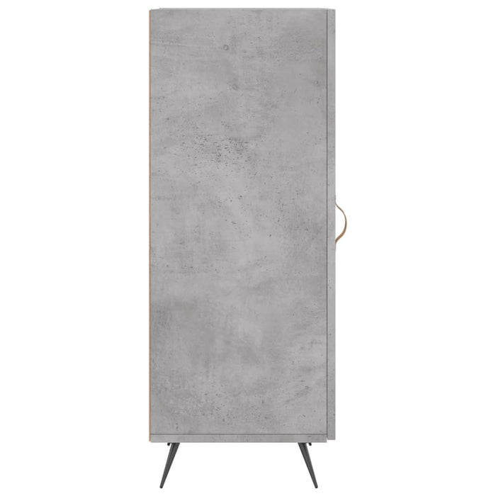Servantă, gri beton, 34,5x34x90 cm, lemn compozit - WALTI WALTI