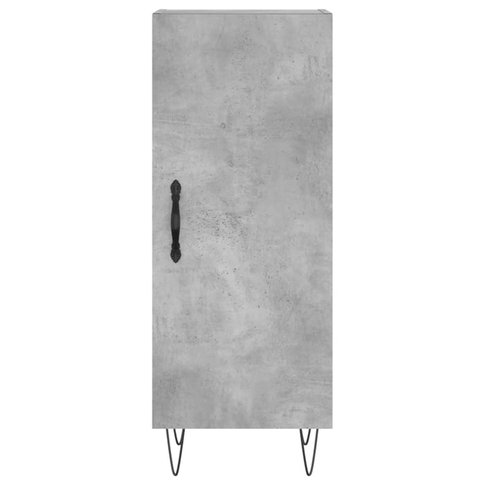 Servantă, gri beton, 34,5x34x90 cm, lemn compozit - WALTI WALTI