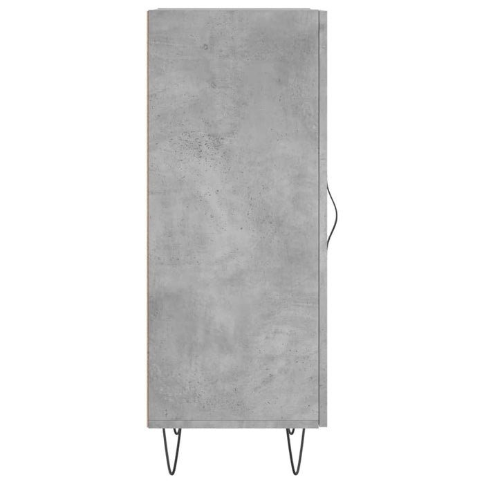 Servantă, gri beton, 34,5x34x90 cm, lemn compozit - WALTI WALTI
