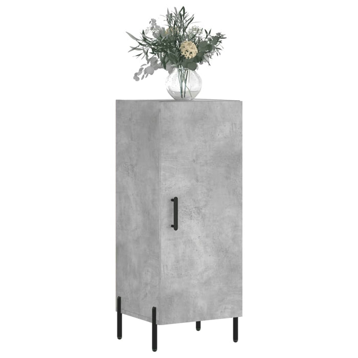 Servantă, gri beton, 34,5x34x90 cm, lemn compozit - WALTI WALTI