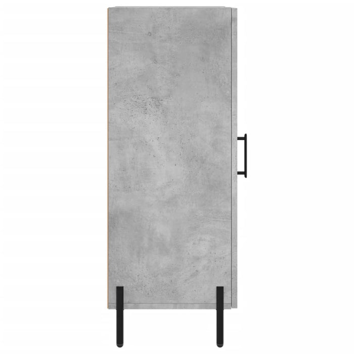 Servantă, gri beton, 34,5x34x90 cm, lemn compozit - WALTI WALTI