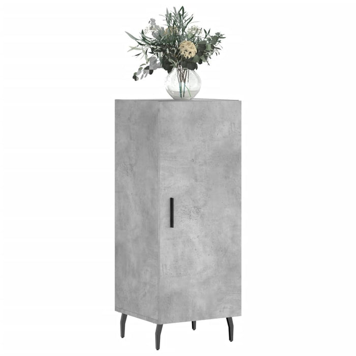 Servantă, gri beton, 34,5x34x90 cm, lemn compozit - WALTI WALTI