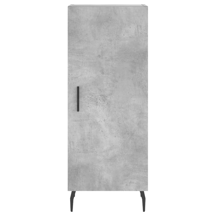Servantă, gri beton, 34,5x34x90 cm, lemn compozit - WALTI WALTI
