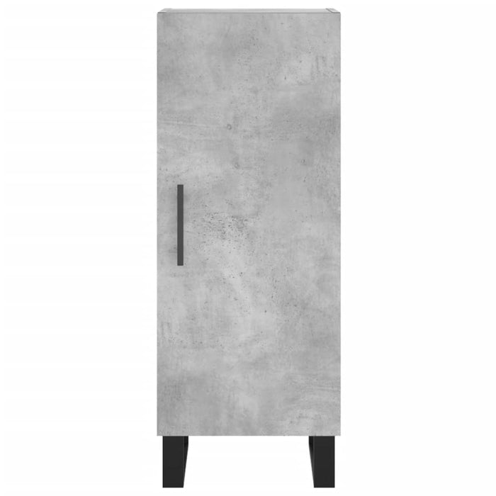 Servantă, gri beton, 34,5x34x90 cm, lemn compozit - WALTI WALTI