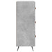 Servantă, gri beton, 34,5x34x90 cm, lemn compozit - WALTI WALTI