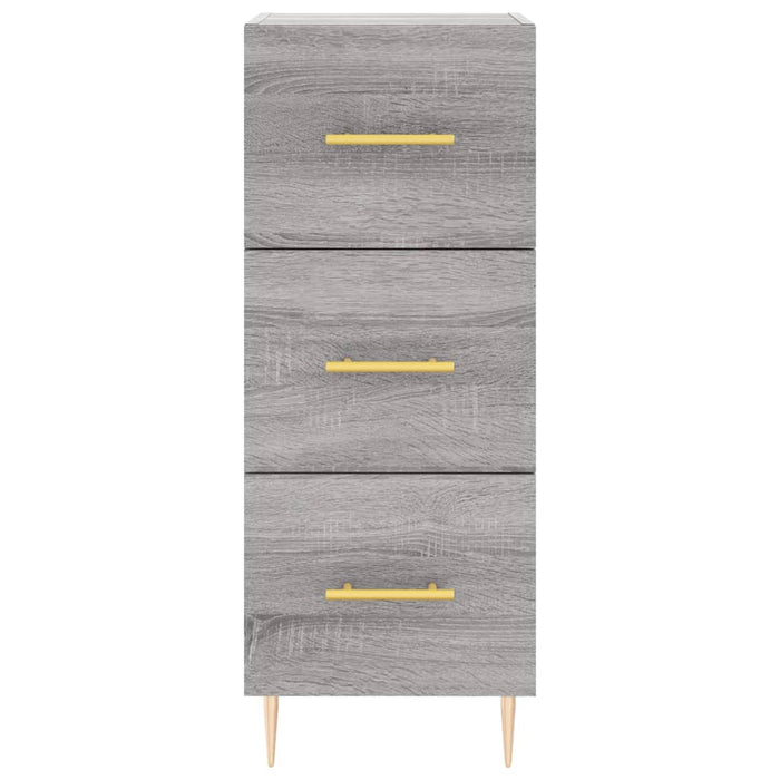 Servantă, gri sonoma, 34,5x34x90 cm, lemn compozit WALTI