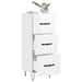 Servantă, alb extralucios, 34,5x34x90 cm, lemn compozit - WALTI WALTI