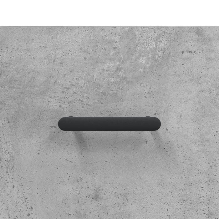 Servantă, gri beton, 34,5x34x90 cm, lemn compozit - WALTI WALTI