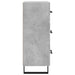 Servantă, gri beton, 34,5x34x90 cm, lemn compozit - WALTI WALTI