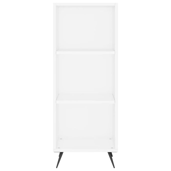 Dulap cu rafturi, alb, 34,5x32,5x90 cm, lemn compozit - WALTI WALTI
