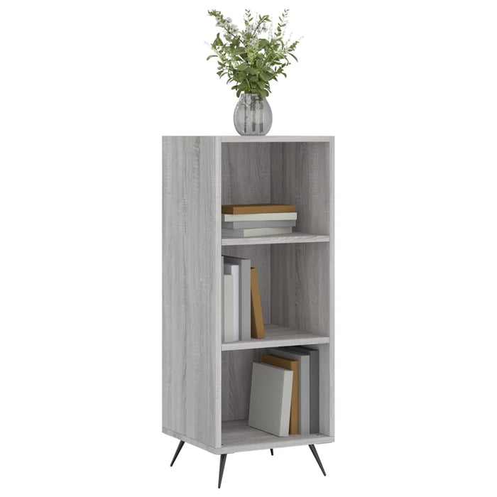 Dulap cu rafturi, gri sonoma, 34,5x32,5x90 cm, lemn compozit WALTI