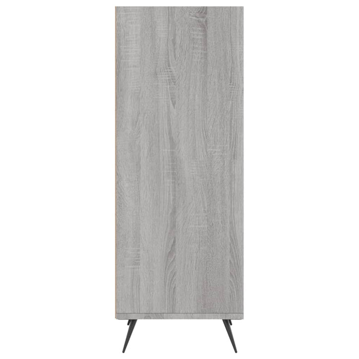 Dulap cu rafturi, gri sonoma, 34,5x32,5x90 cm, lemn compozit WALTI