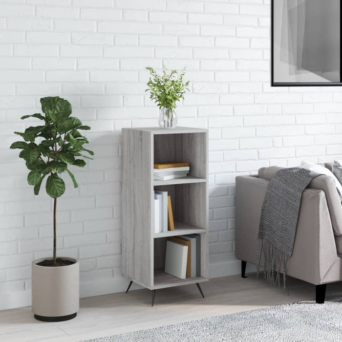 Dulap cu rafturi, gri sonoma, 34,5x32,5x90 cm, lemn compozit WALTI