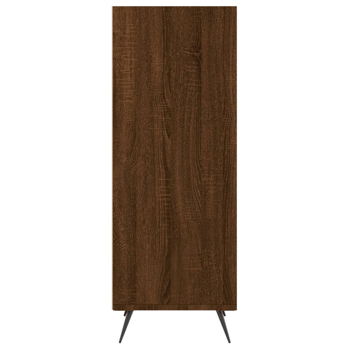 Dulap cu rafturi, stejar maro, 34,5x32,5x90 cm, lemn compozit WALTI