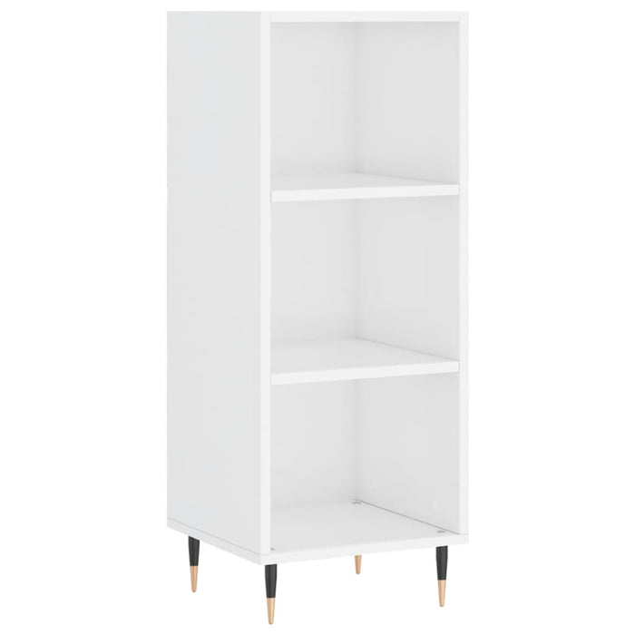 Servantă, alb extralucios, 34,5x32,5x90 cm, lemn compozit - WALTI WALTI